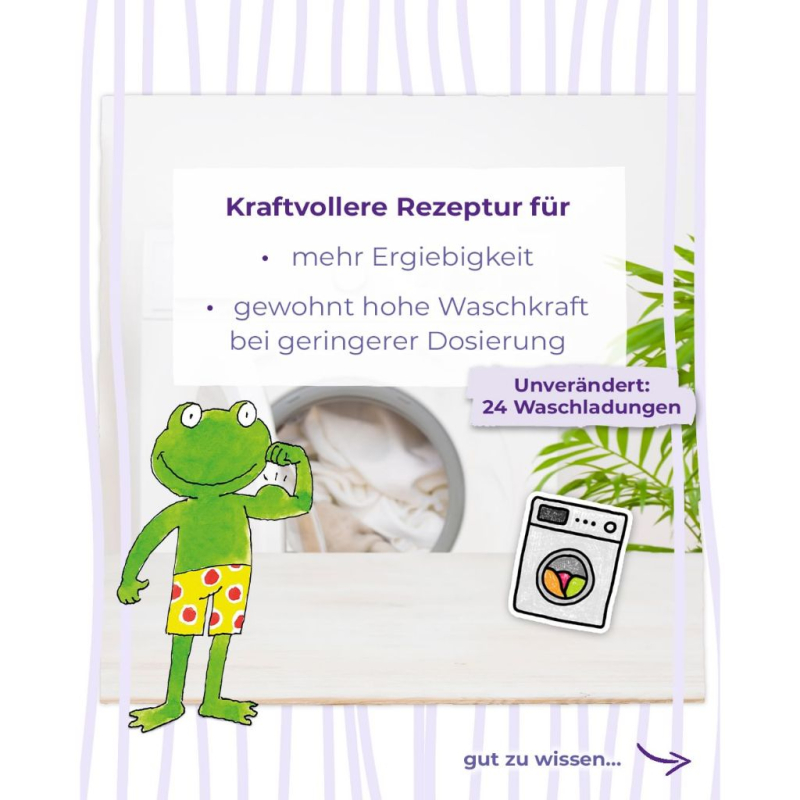 Túi Nước Giặt Quần Áo Hữu Cơ Frosch 1.8L Hương Lô Hội